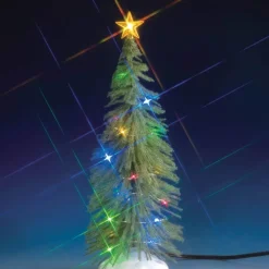 Abete Con Luci Multicolore - Chasing Multi Light Spruce Tree Grande