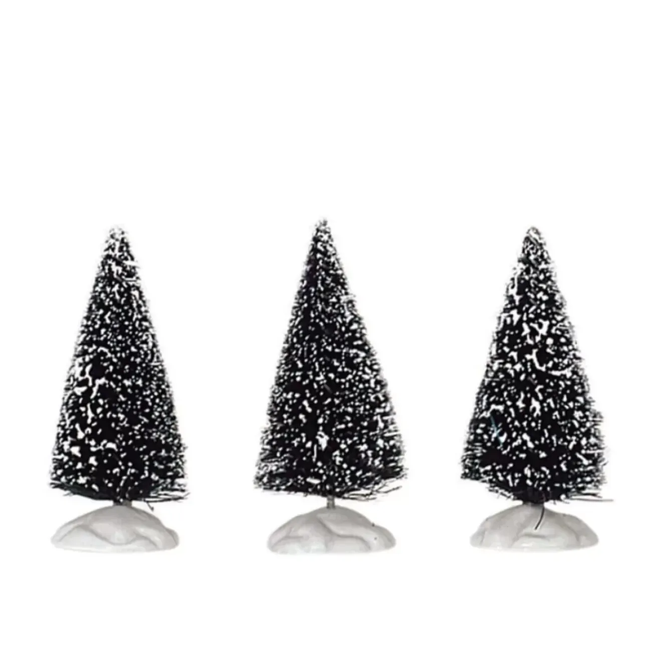 Alberelli Innevati - Bristle Tree, Set Of 3
