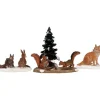 Animali Del Bosco - Woodland Animals Set Da 4