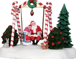 Babbo E Mamma Natale Su Dondolo - Santa Swing