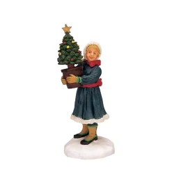 Bambina Con Albero Di Natale - The Tiniest Tree