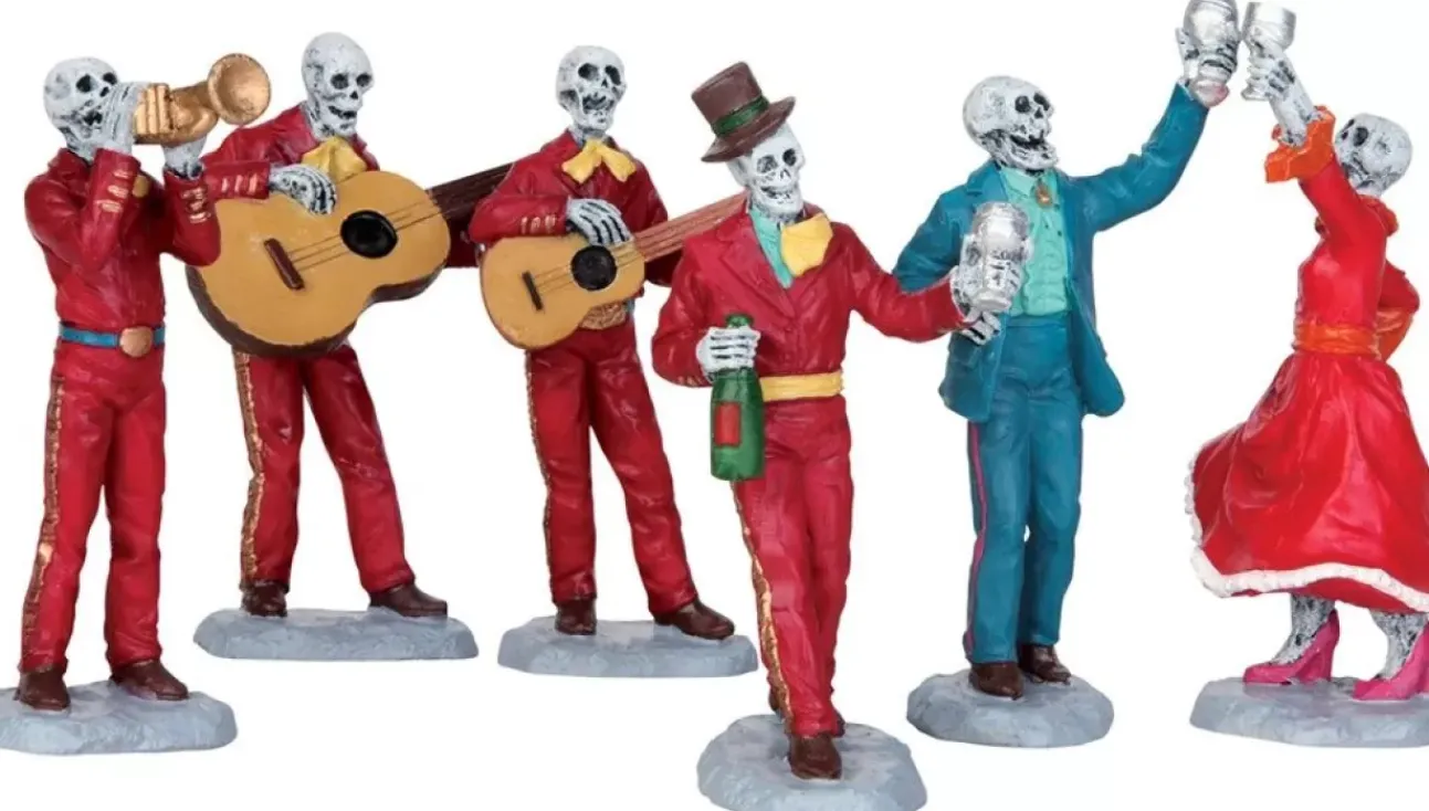 Banda Musicale Degli Scheletri - Fiesta De Los Muertos, Set Of 6
