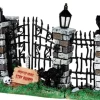 Cancelli Terrificante - Spooky Iron Gate And Fence, Set Of 5