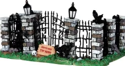 Cancelli Terrificante - Spooky Iron Gate And Fence, Set Of 5