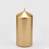 Candela Moccolo H.15 D.6,8Cm Oro