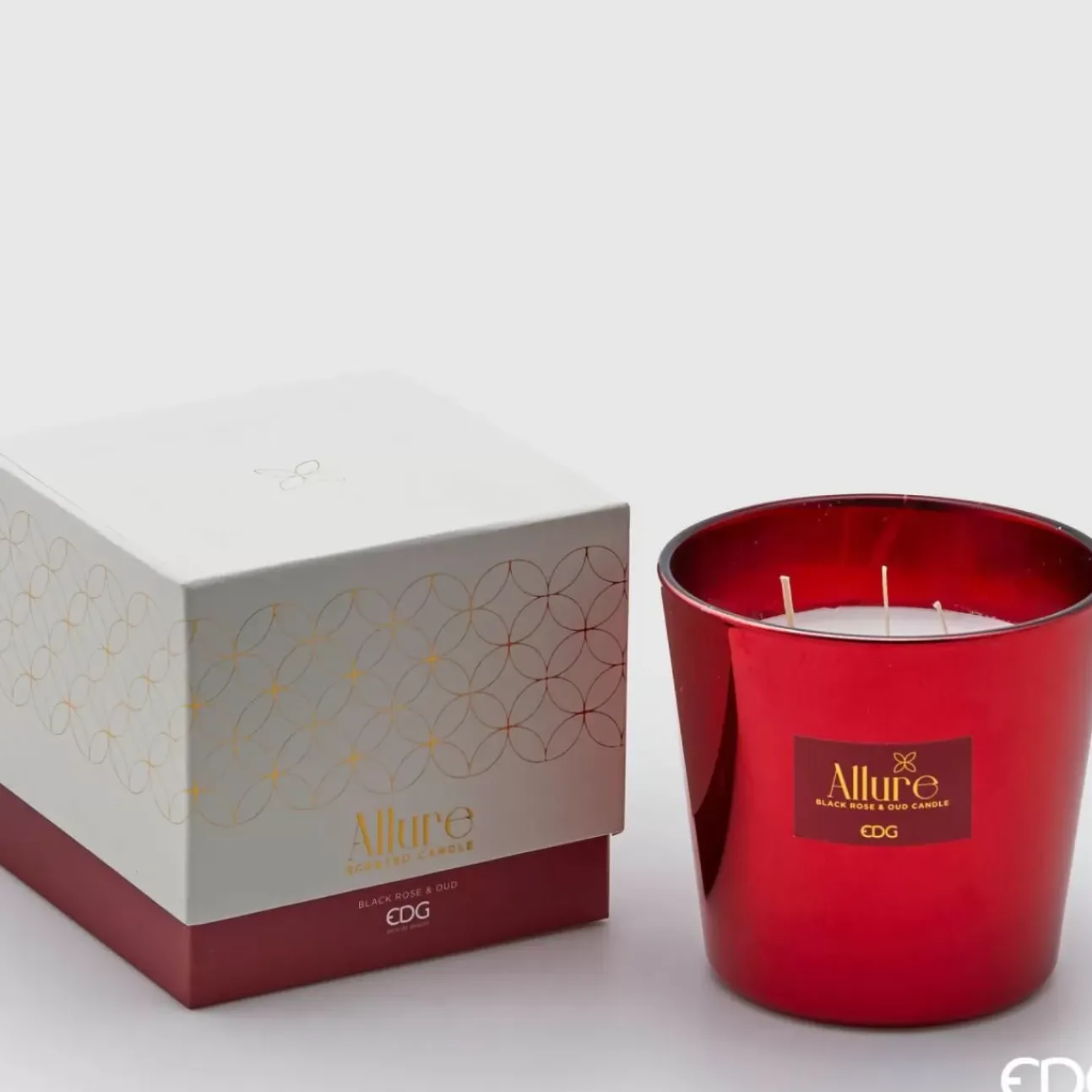 Candela Profumata Allure 13.5Xh12Cm Black Rose