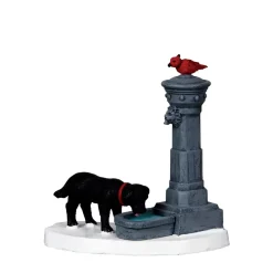 Cane Che Beve Alla Fontana - Water Fountain