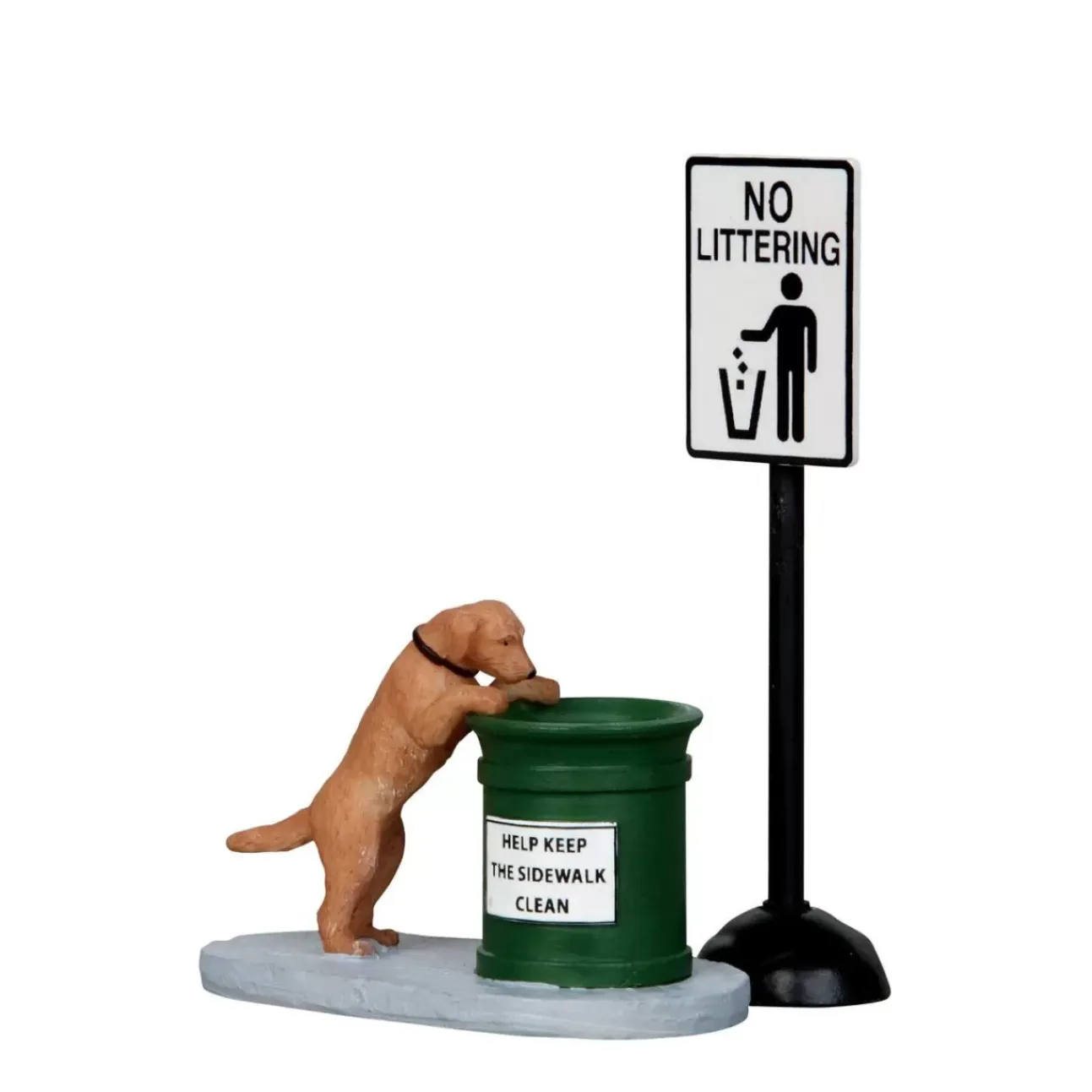 Cane Curioso - No Littering, Set Of 2
