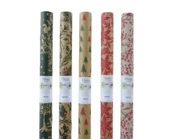 Carta Pacchi Regalo Natalizia 200X70Cm Colore Assortito