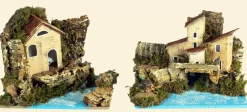 Casa Con Fiume 15X10X10Cm Assortita