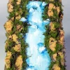 Cascata Con 5 Luci A Batteria 14X20X14Cm