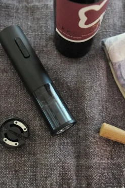 Cavatappi Apribottiglie Elettrico Nero