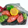 Cesto Con Pesce In Resina 5X3X2,5Cm