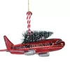 Ciondolo Natalizio Aereo Con Albero Di Natale 15,9Cm