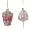 1 Ciondolo Natalizio H11.5Cm Pop Corn/Zucchero Filato Modello Assortito