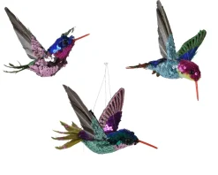 1 Colibri Natalizio Appendibile Colore Assortito