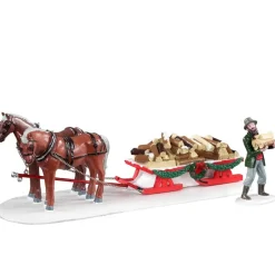 Consegna Della Legna - Firewood Delivery, Set Of 2