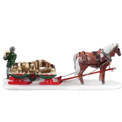 Consegna Della Legna - Firewood Delivery, Set Of 2