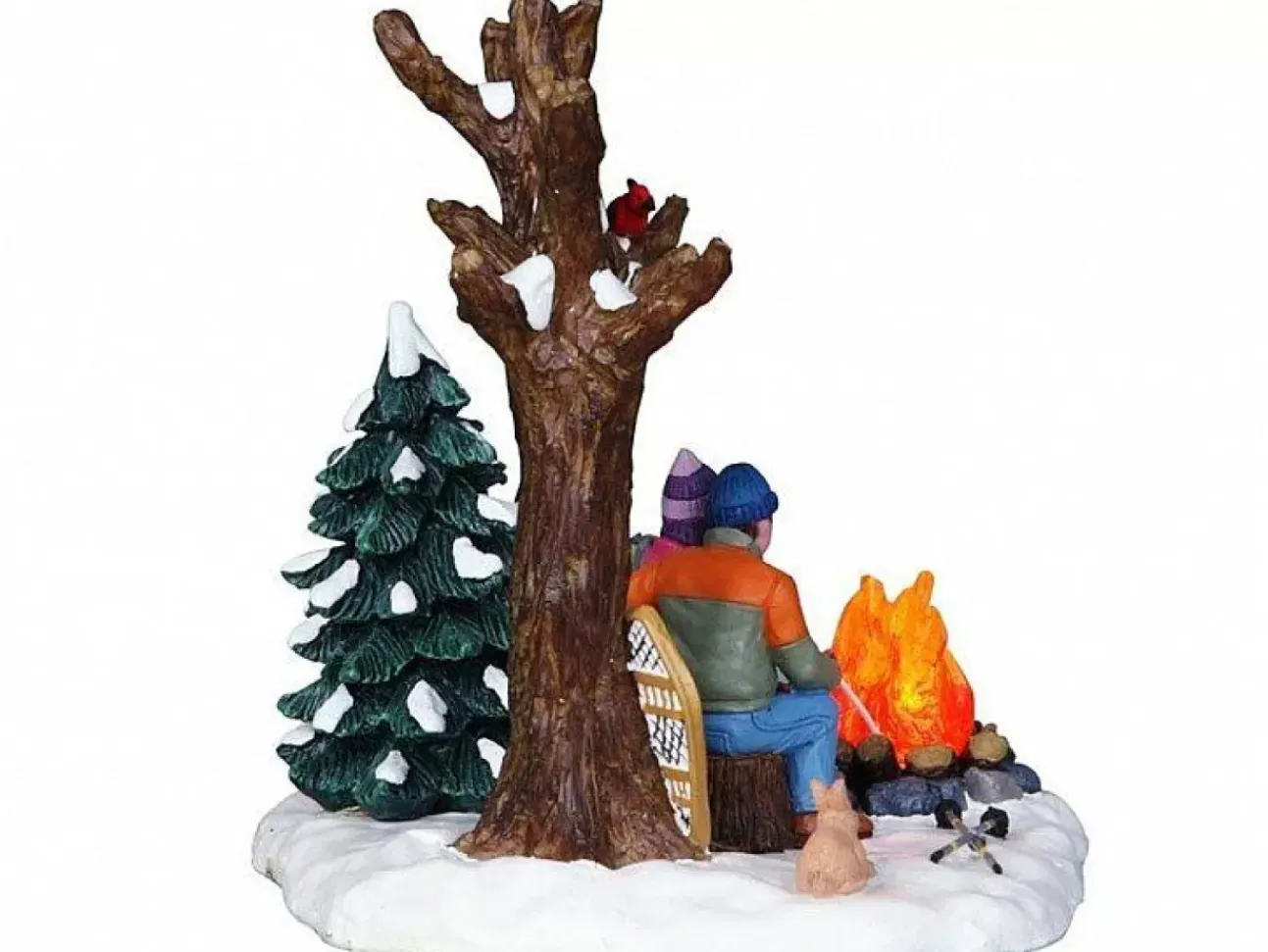 Coppia Seduta Al Falo' - Staying Warm