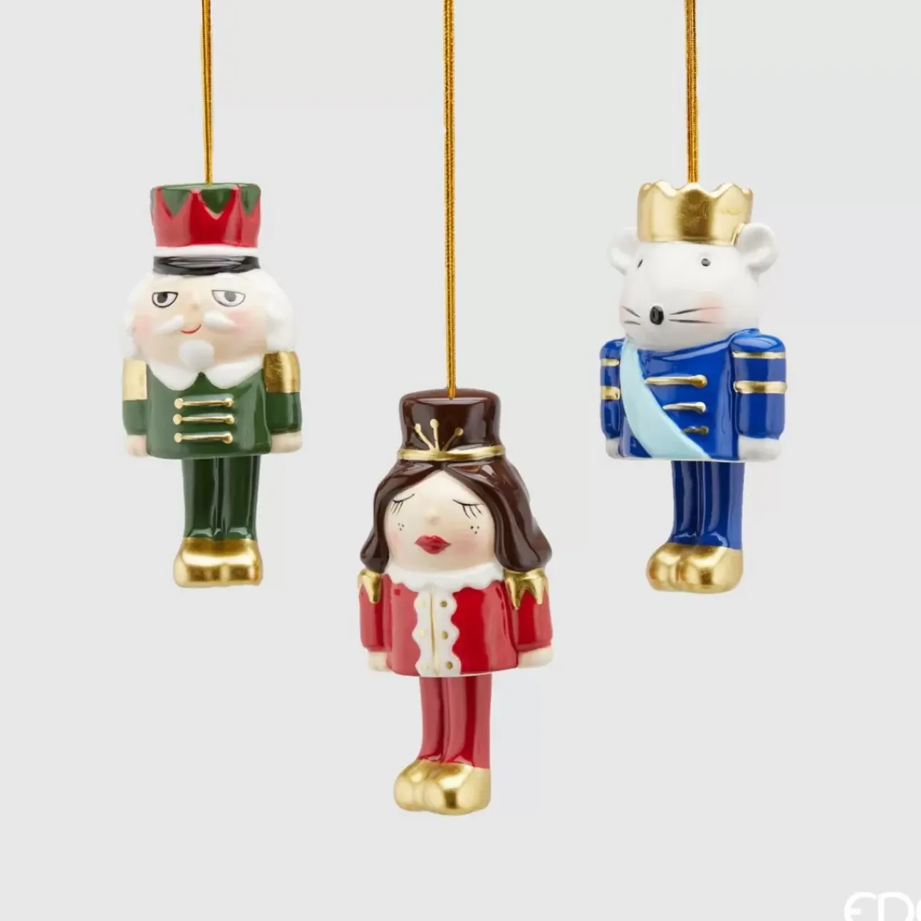 Decorazione Appendibile Assortita Tra Soldatino Soldatessa O Topino 10Cm