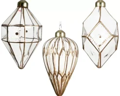 1 Decorazione Appendibile A Tema Natale Trasparente Modello Assortito
