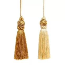 Decorazione Nappa Appendibile Argento/Champagne Assortita H15Cm