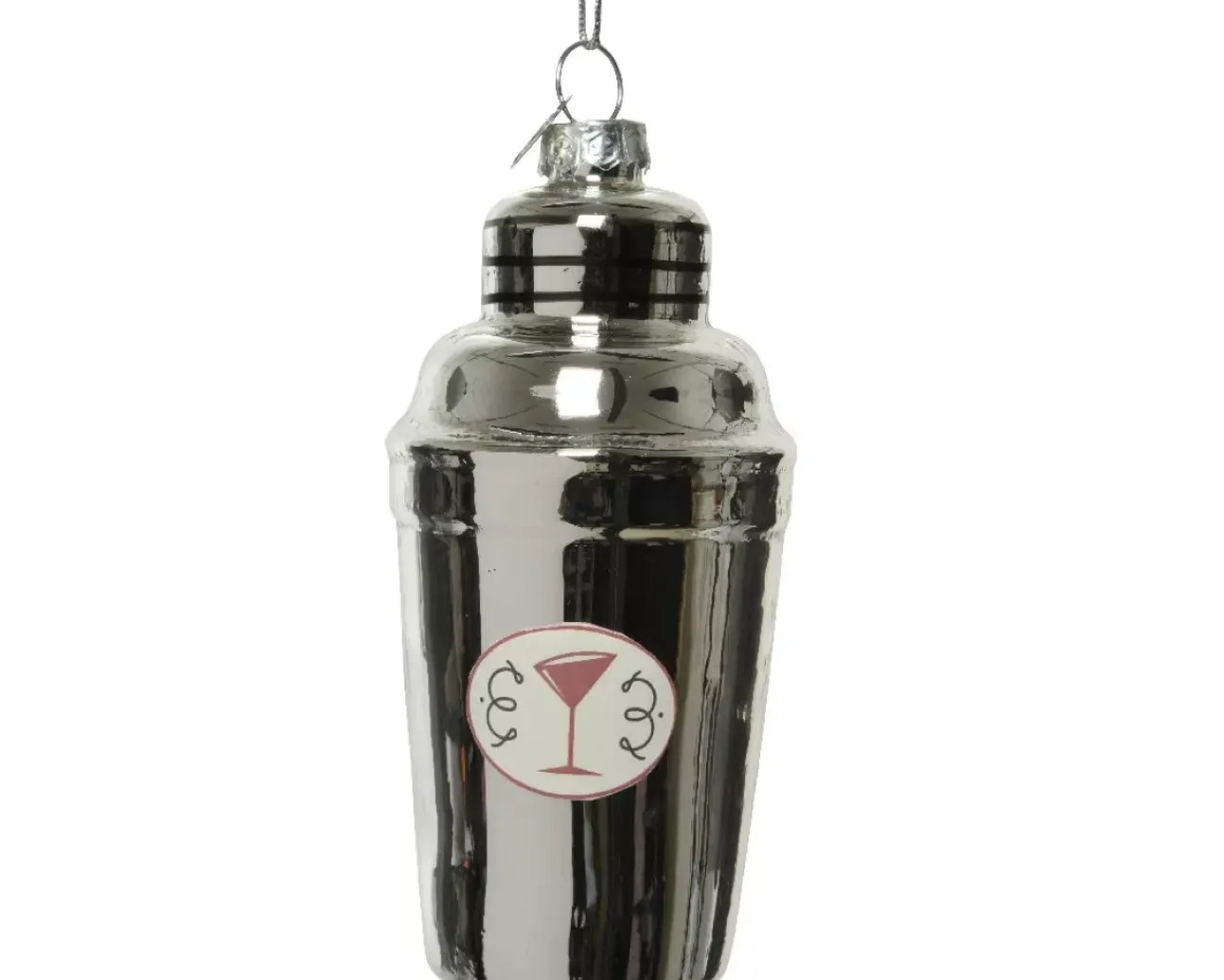Decorazione Natalizia Shaker H10,5Cm Argento Da Appendere