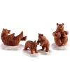 Famiglia Di Orsi Sulla Neve - Bear Family Snow Day, Set Of 4