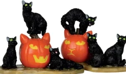 Gatti Neri - Halloween Cats, Set Of 2 12883