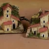 4 Gruppi Casette Con Luci 10X6X8Cm
