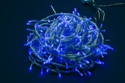 Luci Di Natale 300 Led Blu 8 Giochi Di Luce