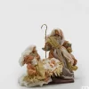 Nativita King In Resina Con Culla H25Cm Bianco Avorio
