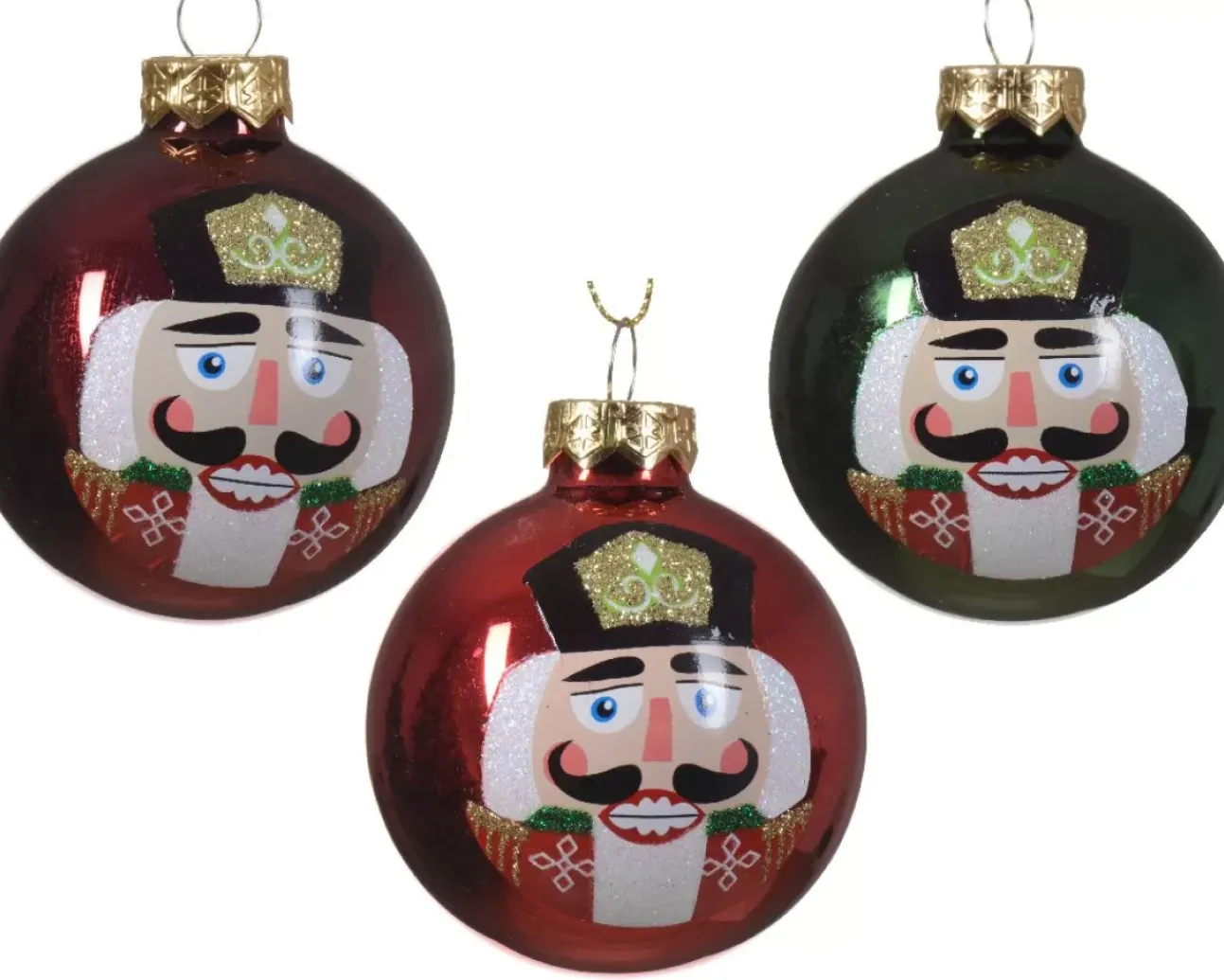 1 Pallina Di Natale Con Figure Natalizie Colore Assortito