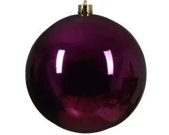 Pallina Di Natale D.20 Cm Colore Viola