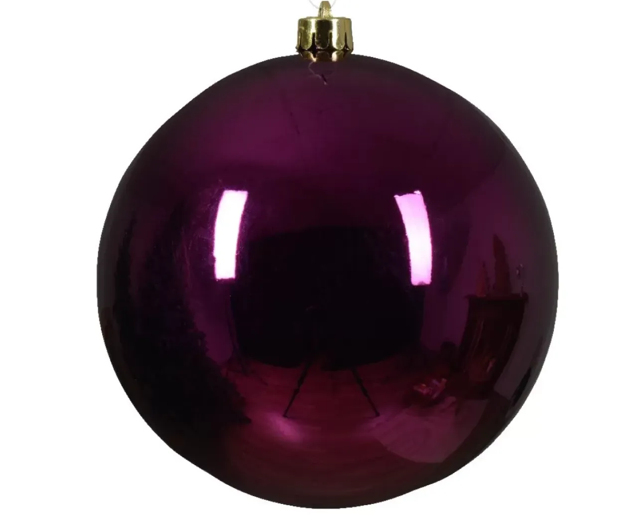 Pallina Di Natale D.20 Cm Colore Viola