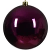 Pallina Di Natale D.14 Cm Colore Viola