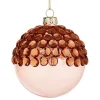 Pallina In Vetro Jewel Salmone O8Cm