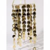 Paralume 30X60Cm Oro Satinato Lucido Pendente