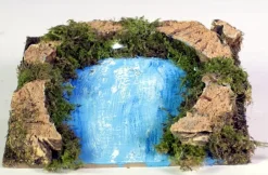 Parte Finale Del Fiume Con Luci 14X13Cm