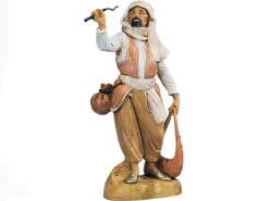 Pastore Con Frustino 12Cm In Resina (F-152)
