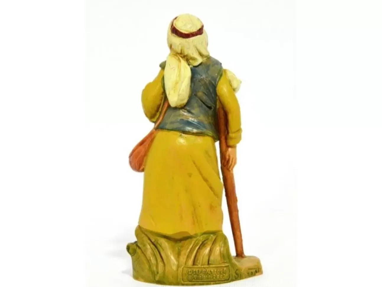 Pastore Con Stampella 12Cm In Resina (F-37)