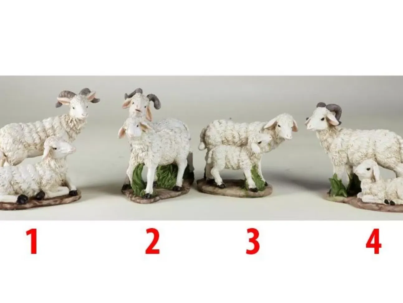 1 Pecore In Gruppo 10Cm