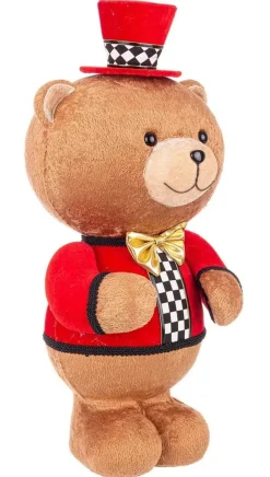 Peluchesorso Colyn Con Cappello E Vestito Rosso 22X48H