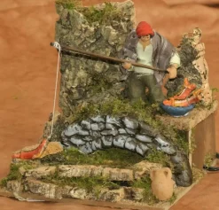 Pescatore Con Movimenti 10Cm