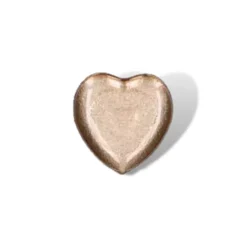 Piatto Cuore Oro In Vetro