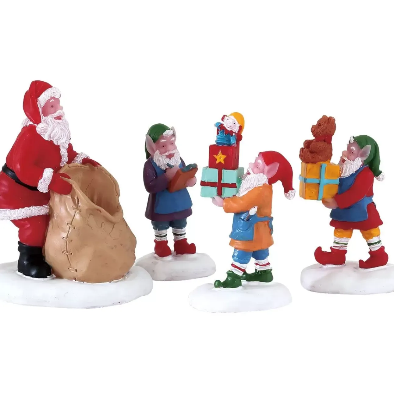 Preparando I Regali - Present Procession, Set Of 4