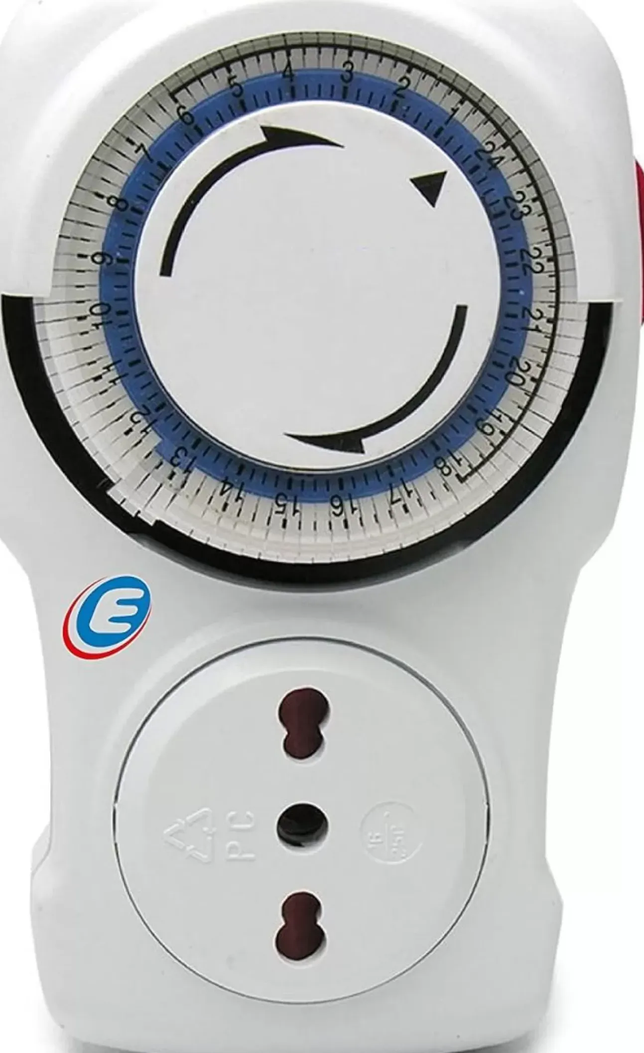 Presa Corrente Con Timer 24Hr 10/16A