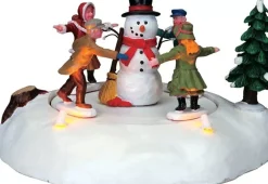 Pupazzo Di Neve Con Bambini - The Merry Snowman