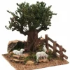 Quercia Sulla Collina Con Pecore 16X10X18Cm