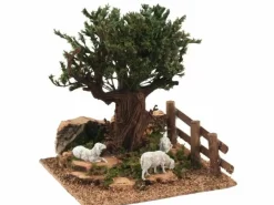 Quercia Sulla Collina Con Pecore 16X10X18Cm
